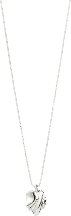 Pilgrim EM Wavy Halskette, Versilbert 10700119