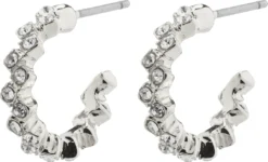 Pilgrim ESTER Recycelte Ohrringe, Versilbert 10700026