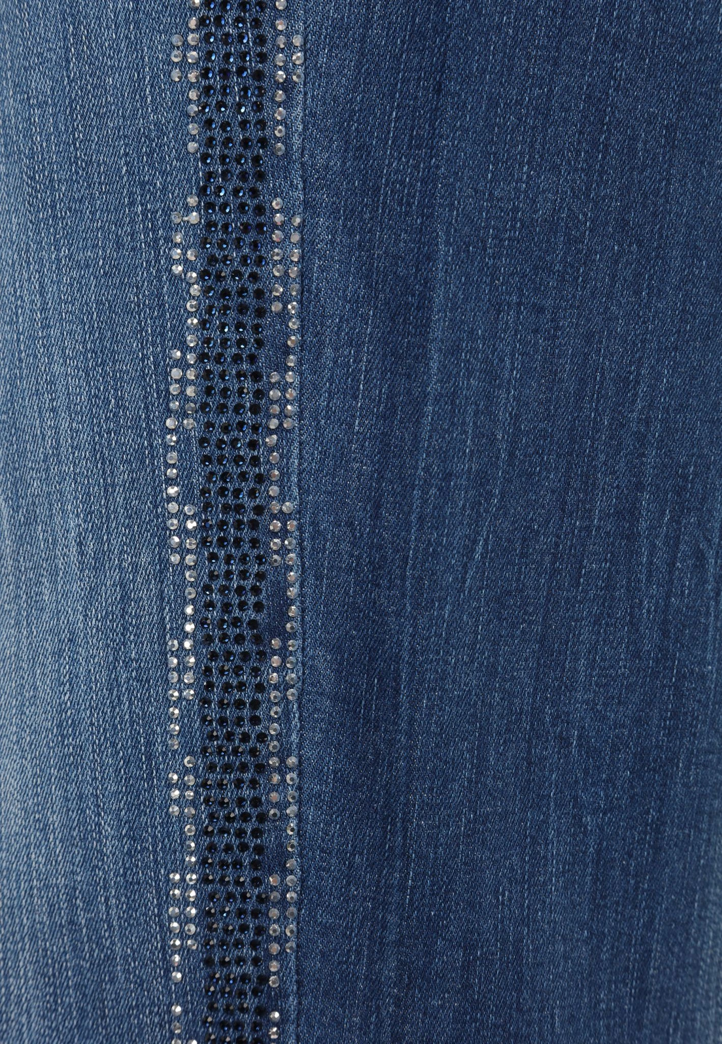 Doris Streich 5-pocket Jeans Hose Mit Strass An Seitennähten 10705754 – Bild 3