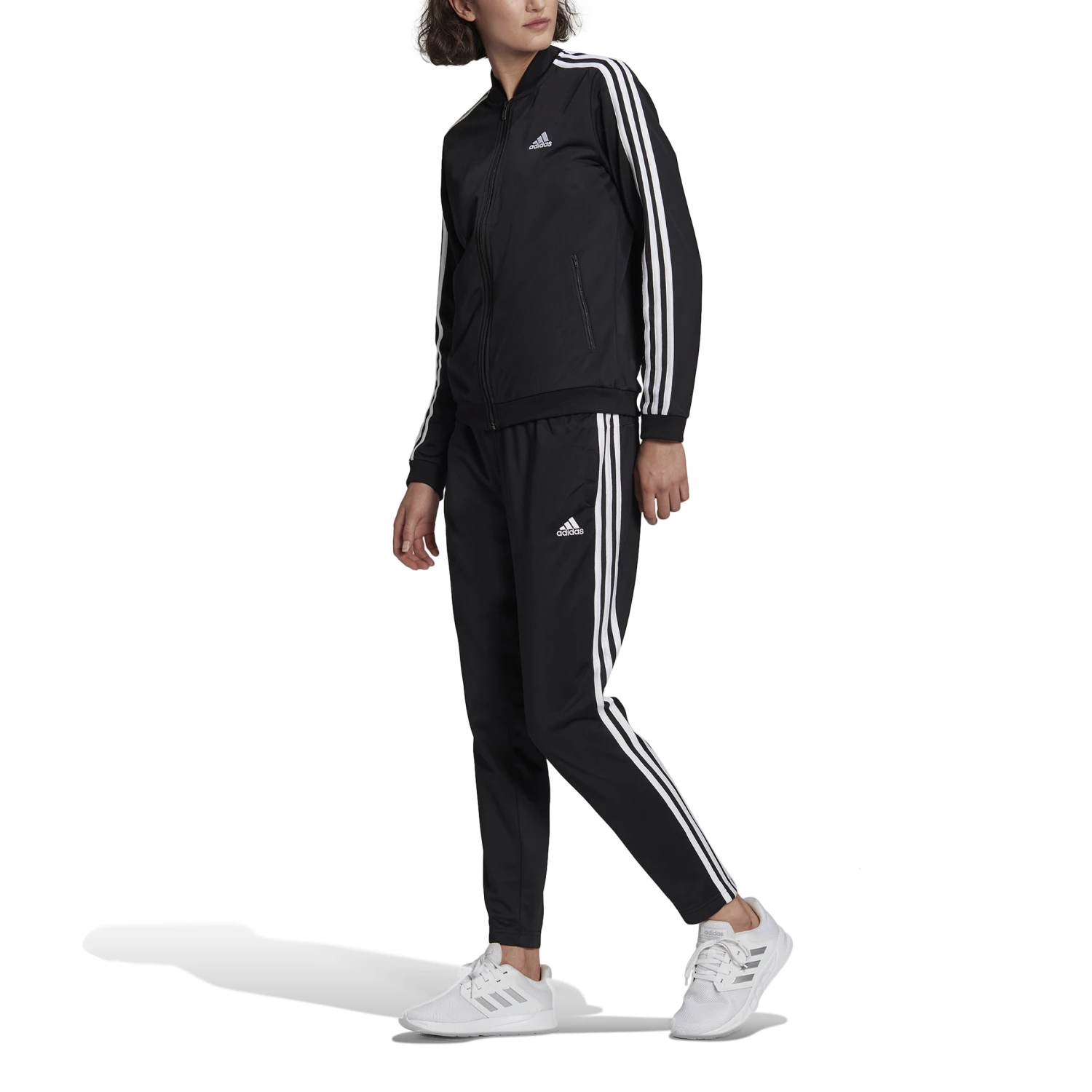 Adidas Essentials 3-Streifen Trainingsanzug 10592055 – Bild 8