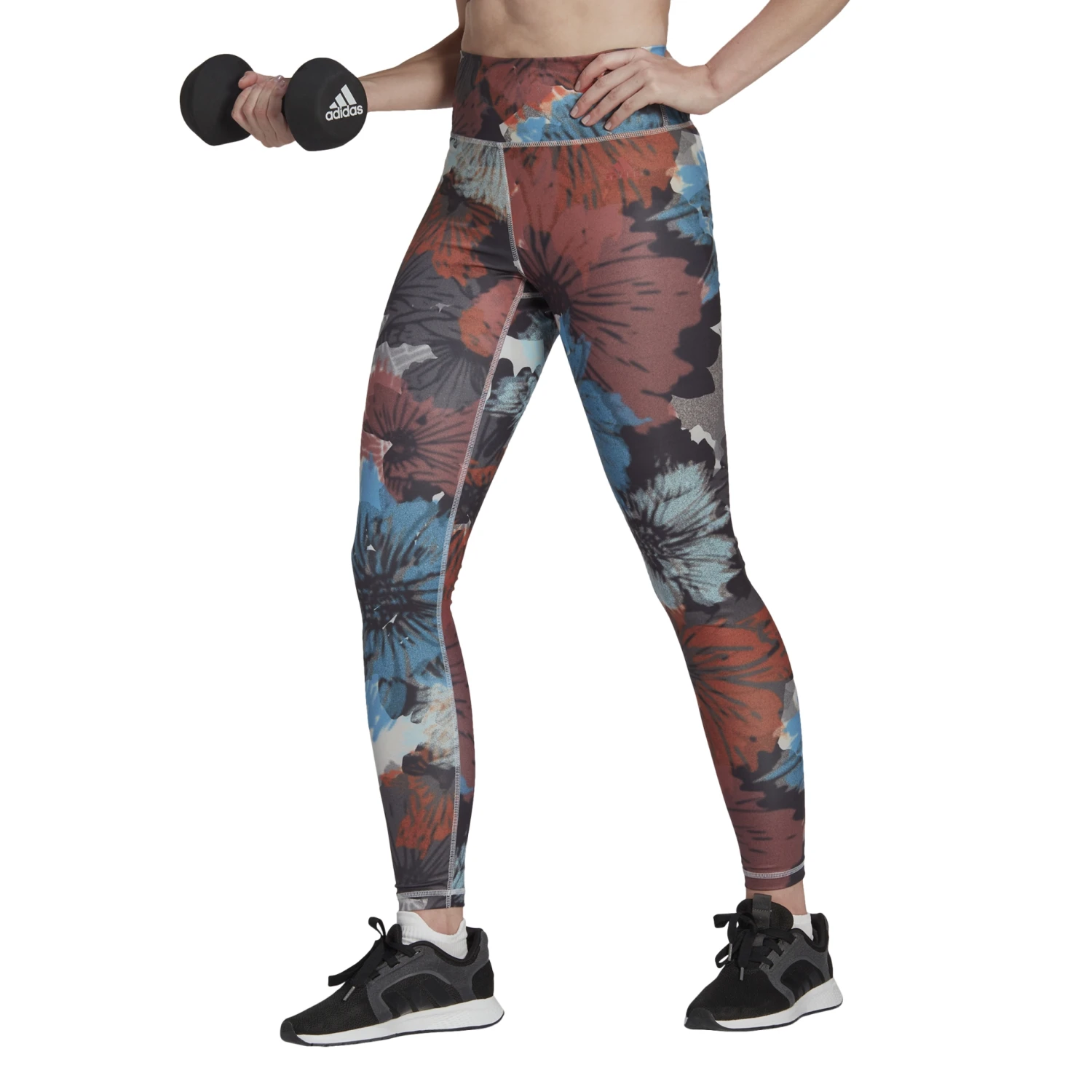 Adidas Training Essentials Printed High-Waisted Tight 10666211 – Bild 2