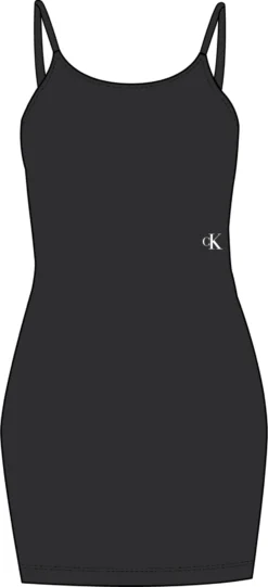 Calvin Klein Jeans Kleid SLUB RIB STRAPPY 10683478